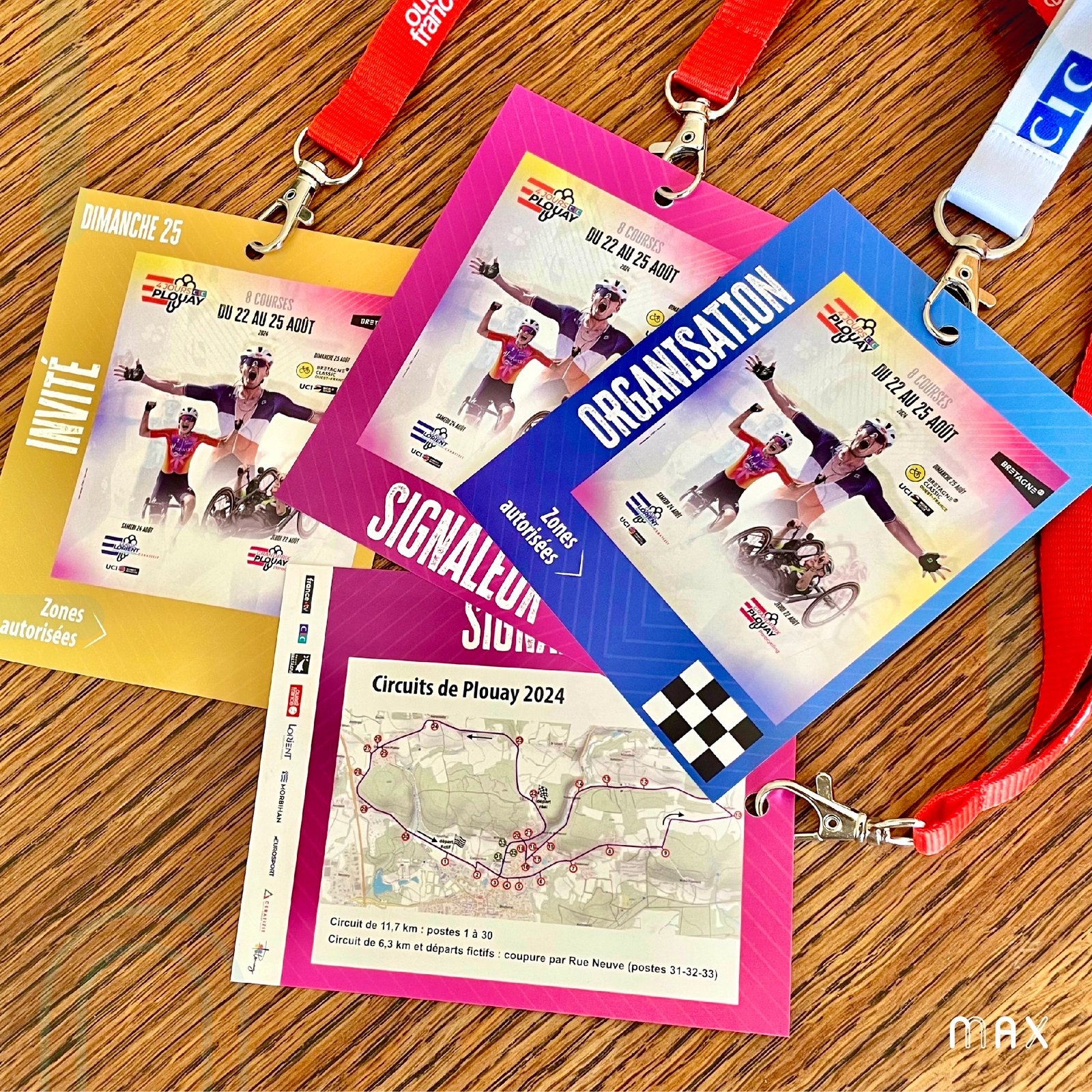 Badges — 4 Jours CIC de Plouay