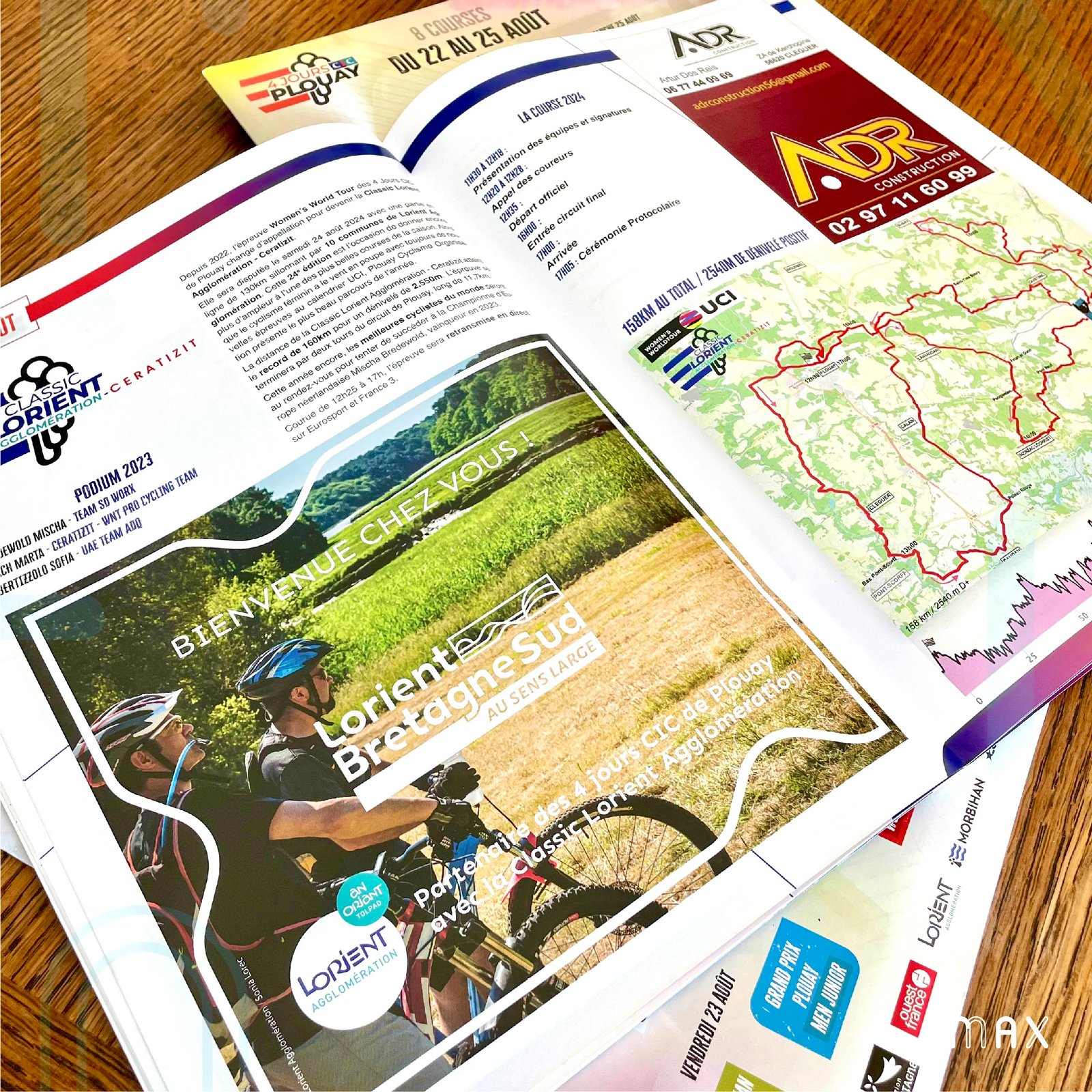 Programme publicitaire — 4 Jours CIC de Plouay