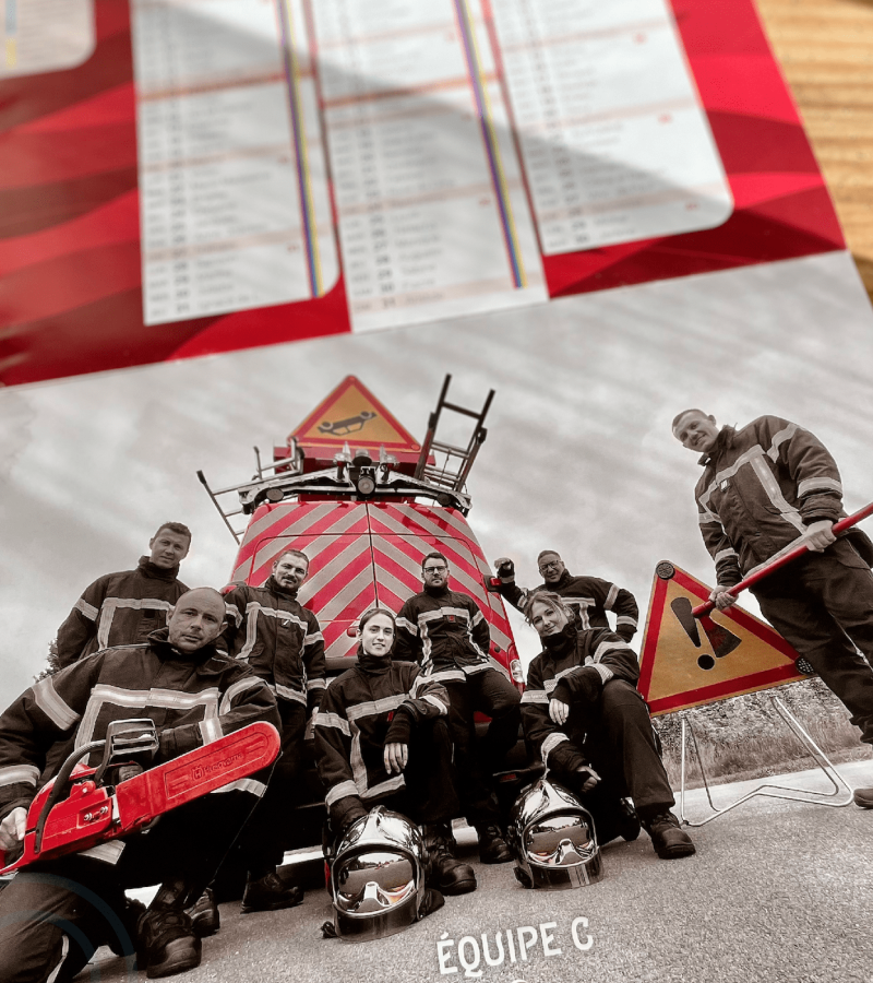 Calendrier des pompiers - Inguiniel